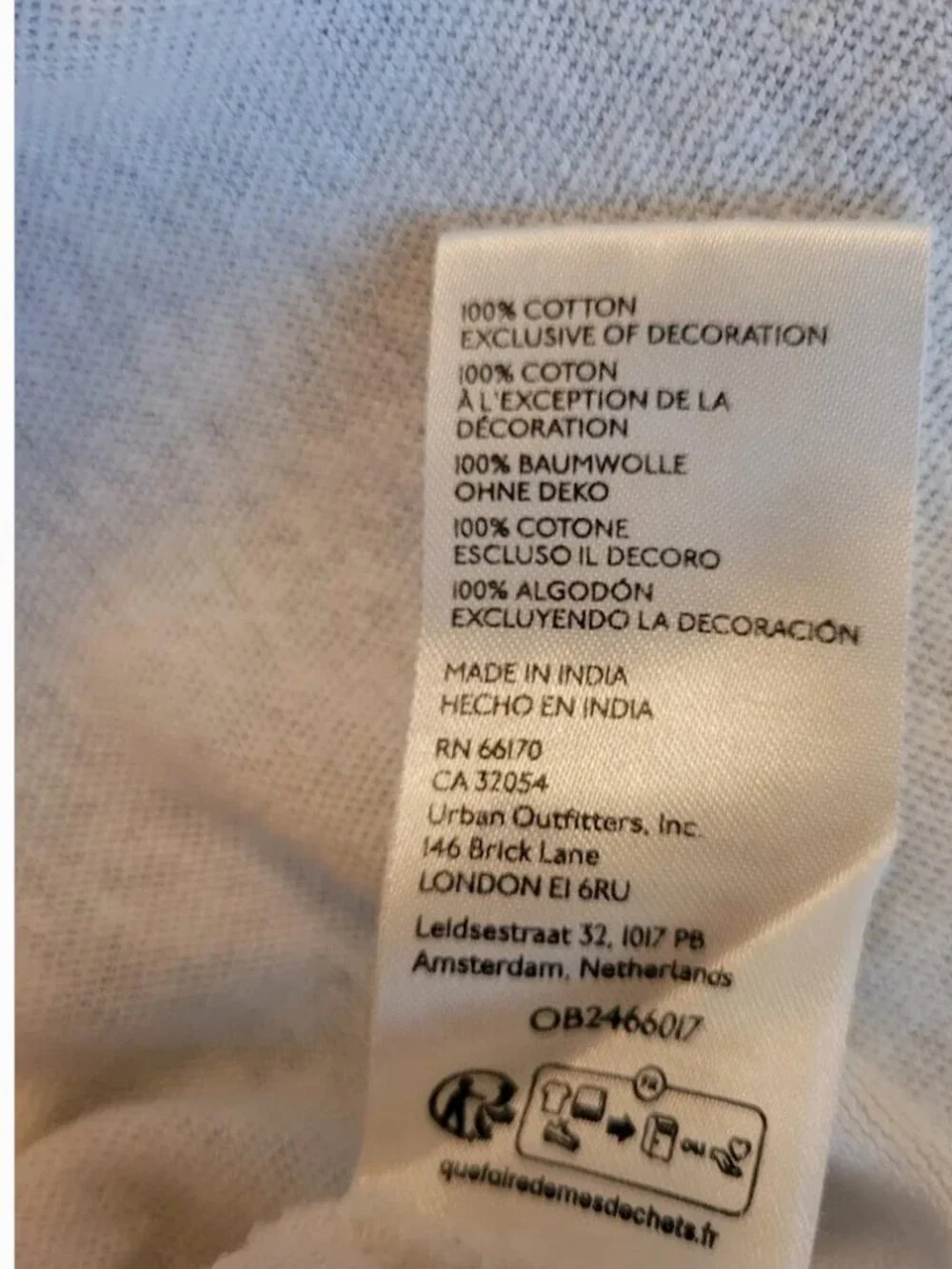 Free People Embroidered Sun-and-Wave Patch Graphic Cotton Tshirt size M